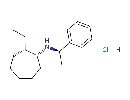 (αR,1R,2S)-(+)-cis-2-Ethyl-N-(1-phenylethyl)cycloheptanamin-Hydrochlorid