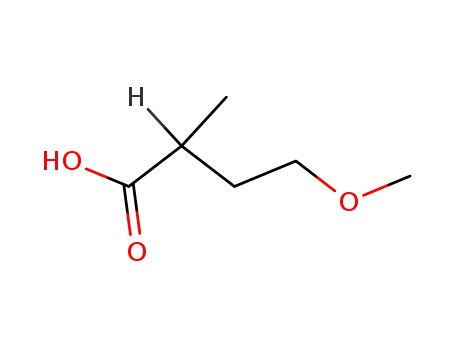 Molecular Structure of 35841-41-9 (Butanoic acid, 4-methoxy-2-methyl-)