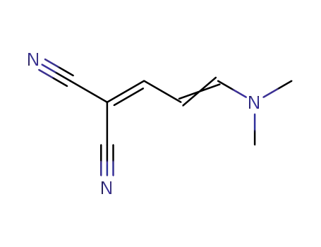 Molecular Structure of 1508-12-9 (Propanedinitrile, [3-(dimethylamino)-2-propenylidene]-)