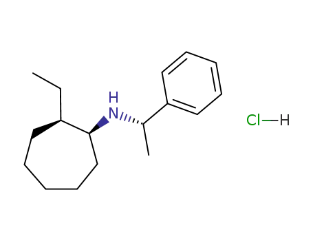 (αS,1S,2R)-(-)-cis-2-Ethyl-N-(1-phenylethyl)cycloheptanamin-Hydrochlorid