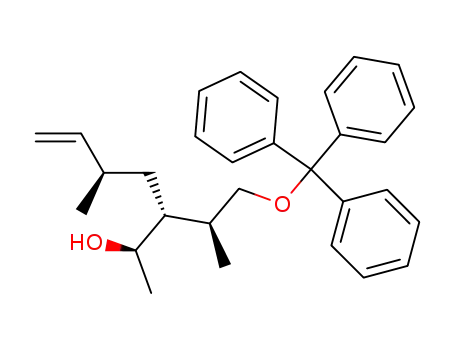 (2R,3R,5R)-5-Methyl-3-((S)-1-methyl-2-trityloxy-ethyl)-hept-6-en-2-ol