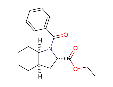 Molecular Structure of 111836-19-2 ((2S,3aR,7aR)-1-Benzoyl-octahydro-indole-2-carboxylic acid ethyl ester)