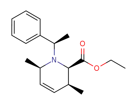 (2R,5S,6R)-1-<(R)-1-phenylethyl>-6-ethoxycarbonyl-2,5-dimethyl-3,4-didehydropiperidine