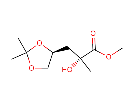 Methyl (2R,4S)-2-hydroxy-4,5-(isopropylidenedioxy)-2-methylpentanoate