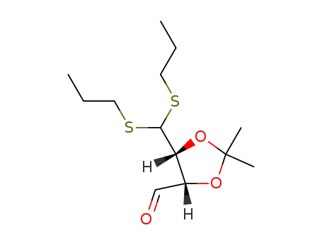 2,3-O-isopropylidene-D-erythro-tetrodialdose 1,1-di(n-propyl)dithioacetal