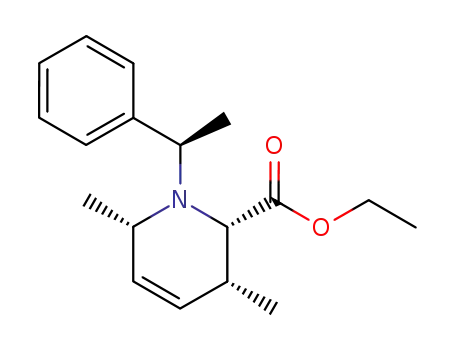 (2S,5R,6S)-1-<(R)-1-phenylethyl>-6-ethoxycarbonyl-2,5-dimethyl-3,4-didehydropiperidine