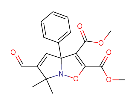 5-Formyl-6,6-dimethyl-3a-phenyl-3a,6-dihydro-pyrrolo[1,2-b]isoxazole-2,3-dicarboxylic acid dimethyl ester