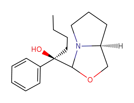 (R)-1-Phenyl-1-(3R,7aS)-tetrahydro-pyrrolo[1,2-c]oxazol-3-yl-pentan-1-ol