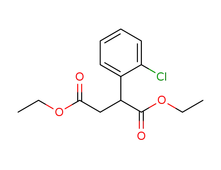 Molecular Structure of 1255778-46-1 (1,4-diethyl 2-(2-chlorophenyl)butanedioate)