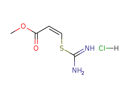 cis-β-(methoxycarbonyl)vinylisothiouronium chloride