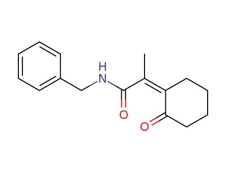 N-Benzyl-2-[2-oxo-cyclohex-(Z)-ylidene]-propionamide