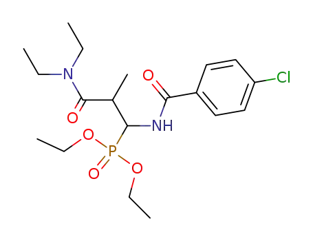 [1-(4-Chloro-benzoylamino)-2-diethylcarbamoyl-propyl]-phosphonic acid diethyl ester