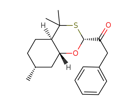 2-Phenyl-1-((2R,4aR,7R,8aR)-4,4,7-trimethyl-hexahydro-1-oxa-3-thia-naphthalen-2-yl)-ethanone