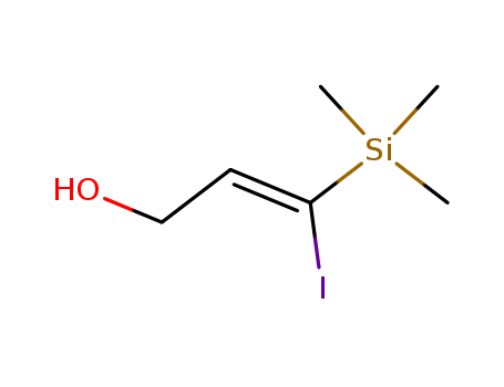 3-IODO-3-TRIMETHYLSILYL-PROP-2-EN-1-OL