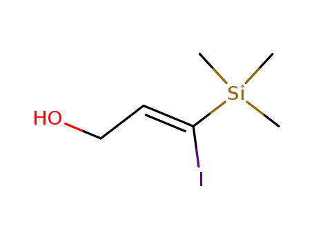 Molecular Structure of 97632-90-1 (3-IODO-3-TRIMETHYLSILANYL-PROP-2-EN-1-OL)