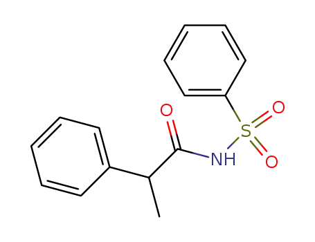 N-(2-Phenyl-propionyl)-benzenesulfonamide