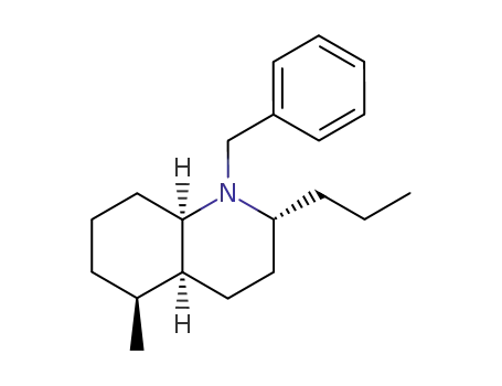 Molecular Structure of 61475-92-1 ((2R,4aS,5S,8aR)-1-Benzyl-5-methyl-2-propyl-decahydro-quinoline)