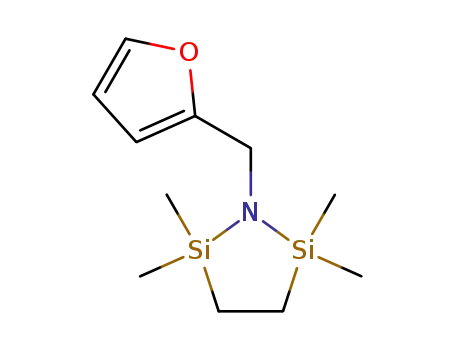 1-Aza-2,5-disilacyclopentane, 1-(2-furanylmethyl)-2,2,5,5-tetramethyl-