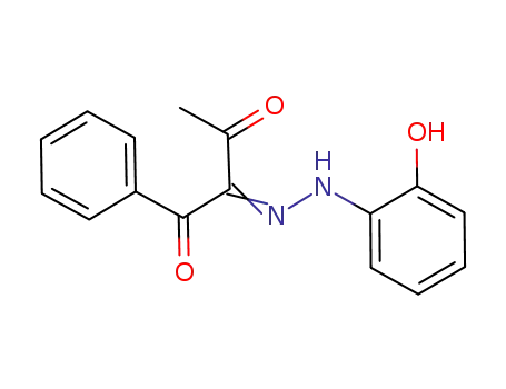 Molecular Structure of 22951-45-7 (1,2,3-Butanetrione, 1-phenyl-, 2-[(2-hydroxyphenyl)hydrazone])