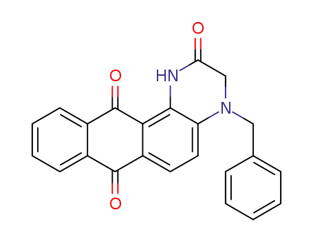 4-benzyl-3,4-dihydronaphtho[2,3-f]quinoxaline-2,7,12-(1H)-trione