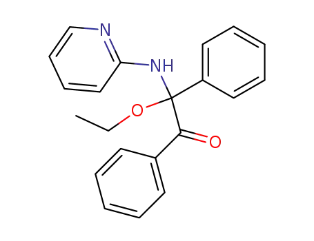 2-Ethoxy-1,2-diphenyl-2-(pyridin-2-ylamino)-ethanone