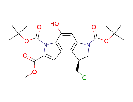 3,6-di-tert-butyl 7-methyl (S)-1-(chloromethyl)-5-hydroxy-1,2-dihydropyrrolo[3,2-e]indole-3,6,7-tricarboxylate