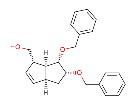 ((1S,3aS,5R,6S,6aS)-5,6-Bis-benzyloxy-1,3a,4,5,6,6a-hexahydro-pentalen-1-yl)-methanol