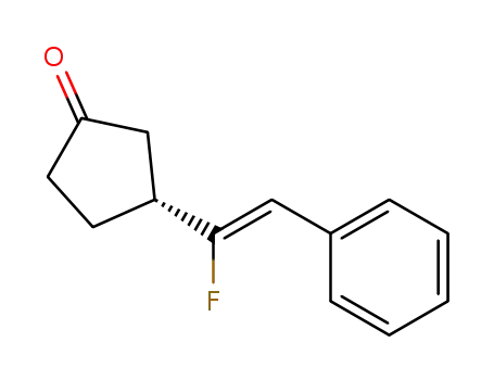 (R,Z)-3-(1-fluoro-2-phenylvinyl)cyclopentanone