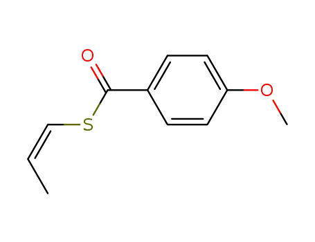 S-(cis-1-Propenyl) 4-methoxythiobenzoate