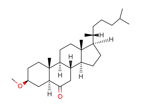 3β-methoxy-5α-cholestan-6-one