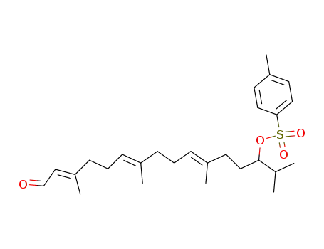 Toluene-4-sulfonic acid (4E,8E,12E)-1-isopropyl-4,8,12-trimethyl-14-oxo-tetradeca-4,8,12-trienyl ester