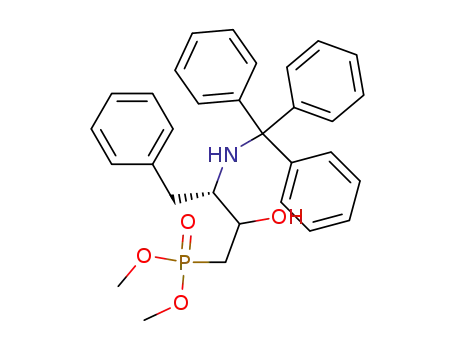 [(S)-2-Hydroxy-4-phenyl-3-(trityl-amino)-butyl]-phosphonic acid dimethyl ester
