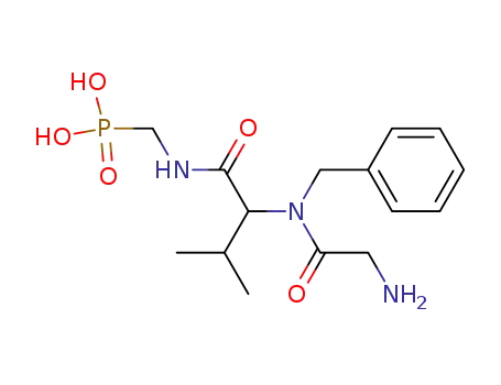 (R,S)-N-(Glycyl-N-benzylvalyl)-aminomethanphosphonsaeure