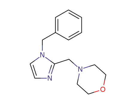 Molecular Structure of 85102-36-9 (1-Benzyl-2-morpholinomethylimidazole)
