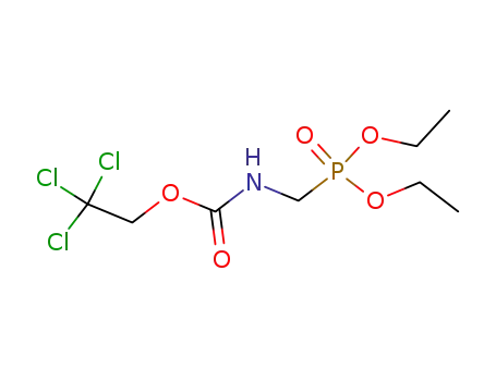 Molecular Structure of 108183-45-5 (DIETHYL(TROC-AMINOMETHYL)PHOSPHONATE)