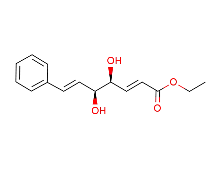 (2E,6E)-(4S,5S)-4,5-Dihydroxy-7-phenyl-hepta-2,6-dienoic acid ethyl ester
