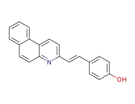 3-(E)-(4-hydroxystyryl)benzo[f]quinoline