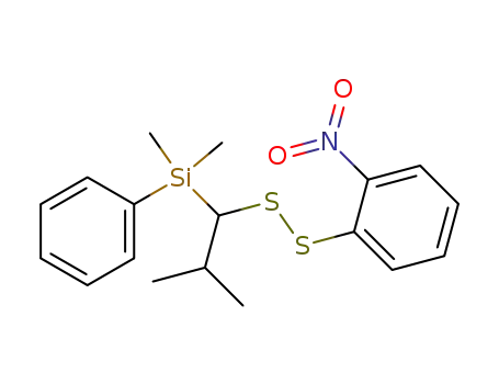 Silane, dimethyl[2-methyl-1-[(2-nitrophenyl)dithio]propyl]phenyl-