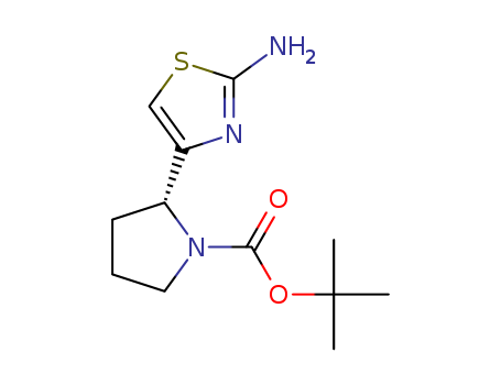 (R)-tert-butyl 2-(2-aminothiazol-4-yl)pyrrolidine-1-carboxylate