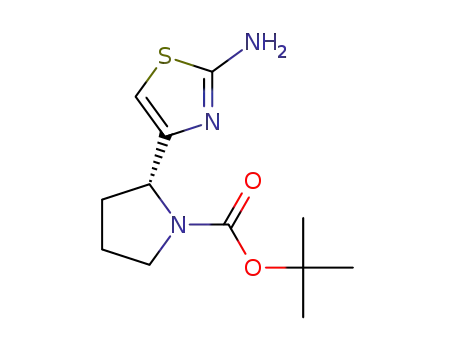 (S)-tert-butyl 2-(2-aminothiazol-4-yl)pyrrolidine-1-carboxylate