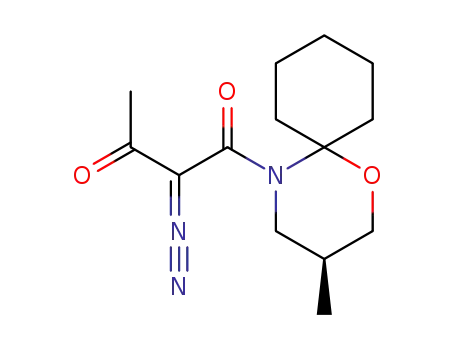 1-Oxa-5-azaspiro[5.5]undecane, 5-(2-diazo-1,3-dioxobutyl)-3-methyl-,
(S)-