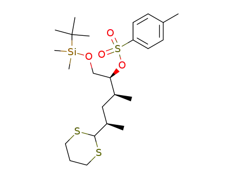 Toluene-4-sulfonic acid (1S,2S,4R)-1-(tert-butyl-dimethyl-silanyloxymethyl)-4-[1,3]dithian-2-yl-2-methyl-pentyl ester