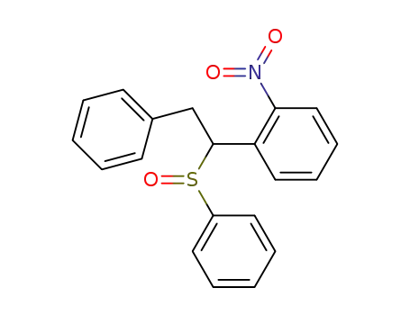1-(1-Benzenesulfinyl-2-phenyl-ethyl)-2-nitro-benzene