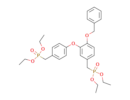 {4-Benzyloxy-3-[4-(diethoxy-phosphorylmethyl)-phenoxy]-benzyl}-phosphonic acid diethyl ester