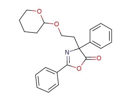 5(4H)-Oxazolone,
2,4-diphenyl-4-[2-[(tetrahydro-2H-pyran-2-yl)oxy]ethyl]-