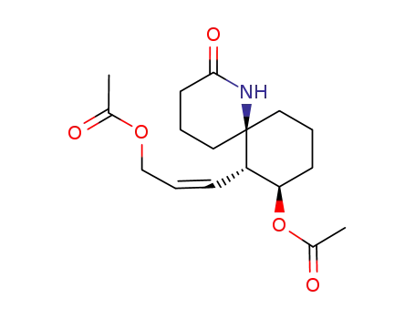 Acetic acid (6R,7R,8R)-7-((Z)-3-acetoxy-propenyl)-2-oxo-1-aza-spiro[5.5]undec-8-yl ester