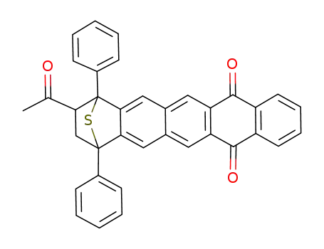 10-Acetyl-8,11-diphenyl-8,11-epithio-8,9,10,11-tetrahydronaphthacene-5,12-quinone