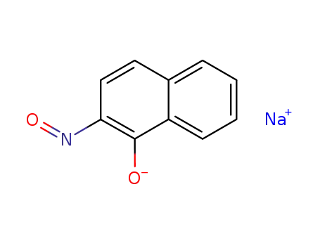 Molecular Structure of 3011-47-0 (1-Naphthalenol, 2-nitroso-, sodium salt)