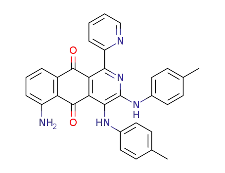 6-amino-1-pyridin-2-yl-3,4-bis(p-tolylamino)-benzo[g]isoquinoline-5,10-dione