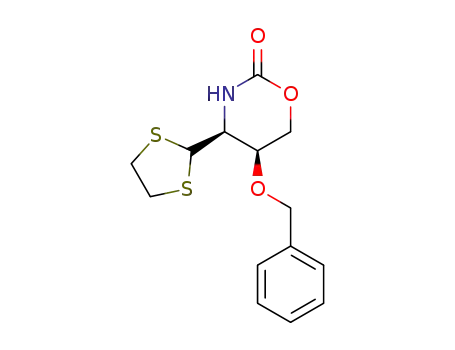 (4S,5S)-5-Benzyloxy-4-[1,3]dithiolan-2-yl-[1,3]oxazinan-2-one